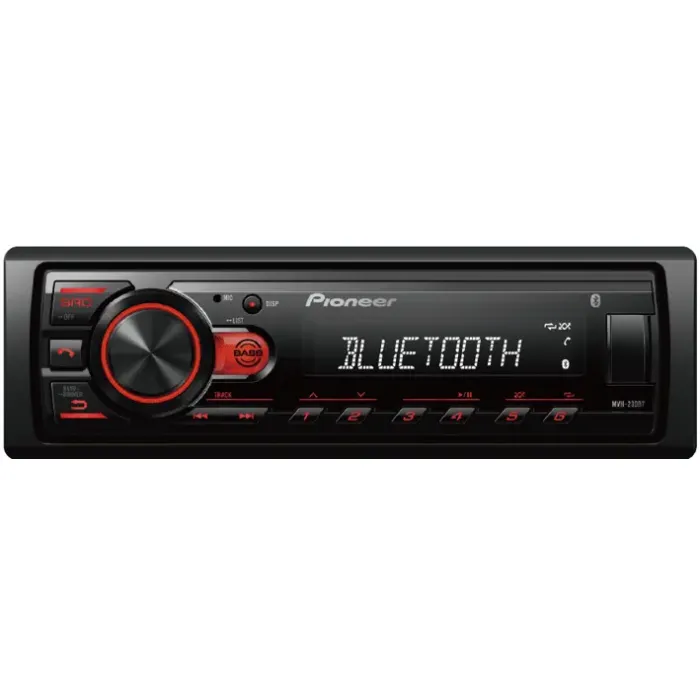 Радио за кола Pioneer MVH-230BT с Bluetooth и USB