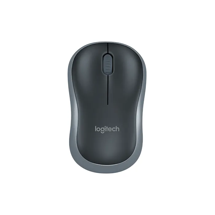 Безжична оптична мишка LOGITECH M185, Сива, USB