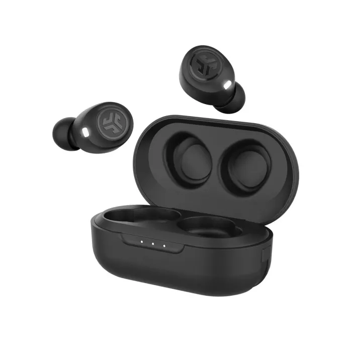 Безжични TWS слушалки JLab JBuds Air, Bluetooth, до 24 часа работа, IP55, микрофон, черни