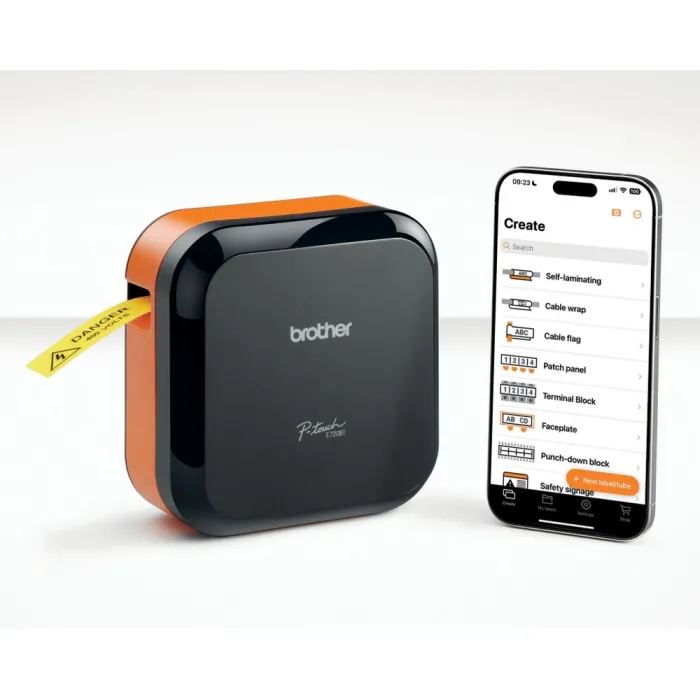 Brother P-touch CUBE Pro PT-E720BT етикетен принтер, Bluetooth, до 24 mm