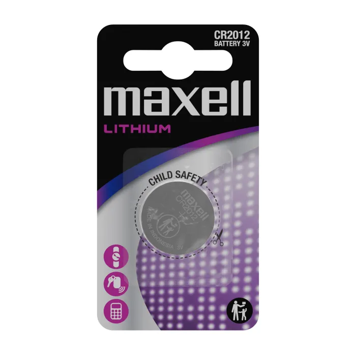 Бутонна батерия литиева MAXELL CR-2012 3 V