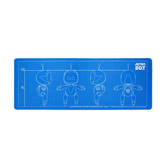 Геймърски пад за мишка Paladone Astro Bot Desk Mat (PP14336AB), XL, 800 x 300 x 2 мм, многоцветен, за всички видове мишки