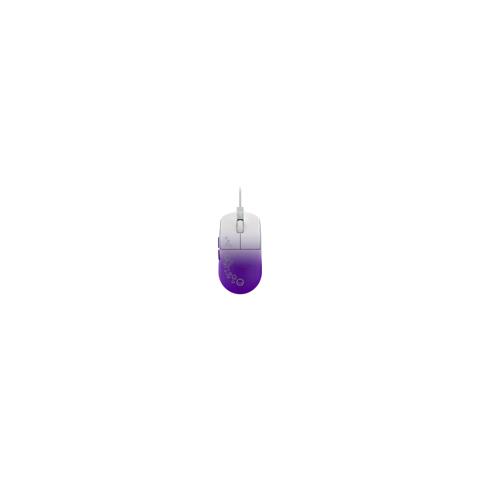 Гейминг мишка LORGAR MSA21W, безжична и кабелна, PixArt 3315, 16000 dpi, 6 програмируеми бутона, RGB подсветка, бяла