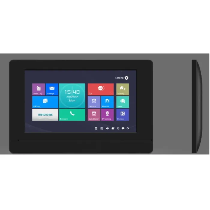 IP Вътрешно домофонно тяло с 7.0” TFT LCD капацитивен Touch дисплей, Video-Star GVS H-IS10-B