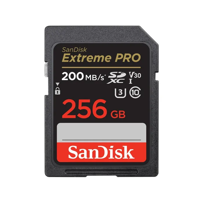 Карта памет, SANDISK Extreme PRO SDHC, 256GB, UHS-1, Class 10, U3, 200 MB/s
