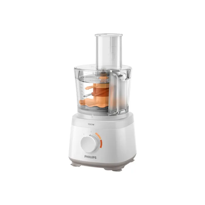 Компактен кухненски робот Philips HR7320/00, Daily Collection, 700W, Диск "2 в 1", 19 функции