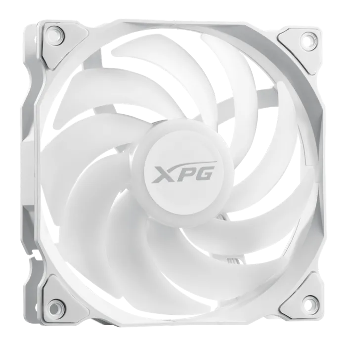 Вентилатори за компютър ADATA XPG VENTO 120 ARGB PWM WH 3X, 3 броя, 120 mm, PWM, ARGB, 300–1850 об./мин., 50 CFM, 24 dB(A)