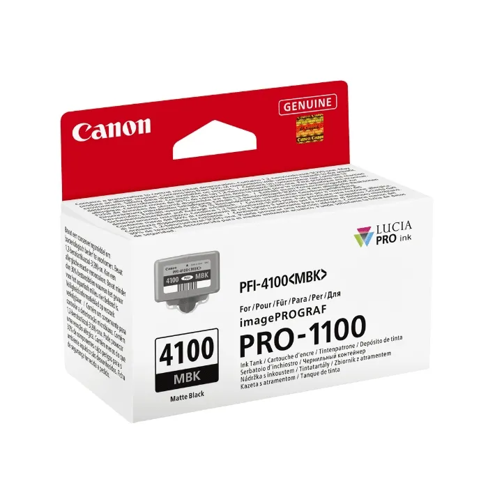 Мастилена касета CANON PFI-4100, матово черно, 80 ml, за imagePROGRAF PRO-1100