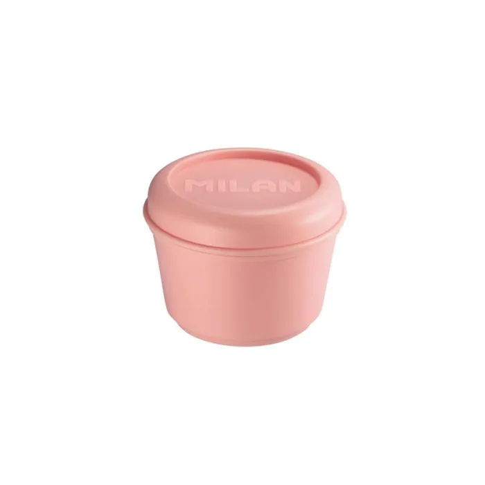 Кутия за храна MILAN 430 since 1918, кръгла, херметична, розова, 250 ml