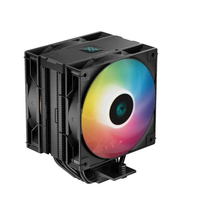 Охладител за процесор, DeepCool AG400 DIGITAL PLUS, Addressable RGB, LGA1700/AM5, CPU Cooler