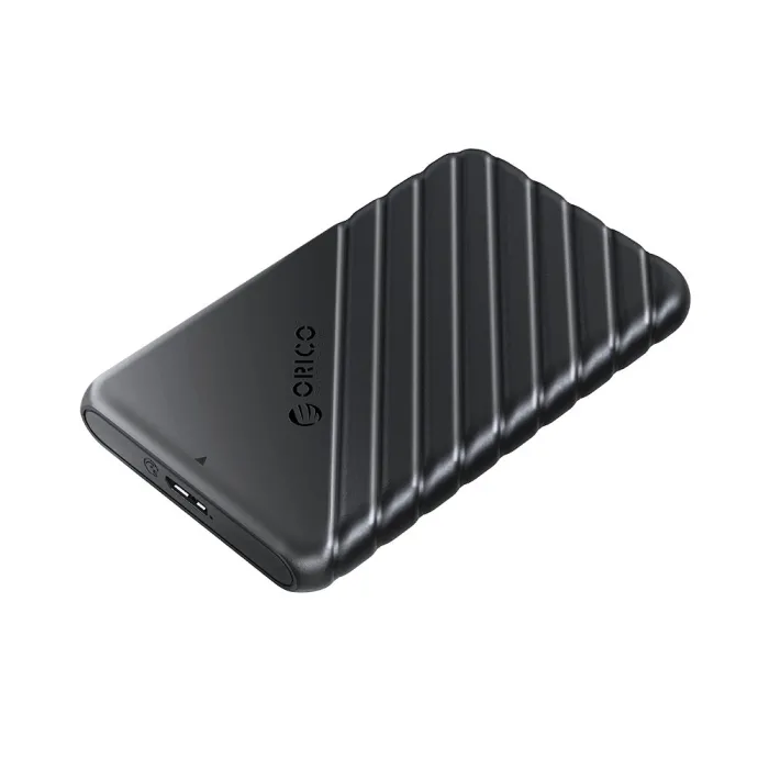 Външна кутия за HDD/SSD ORICO 25PW1-U3-BK, 2.5 инча, USB 3.0, SATA I/II/III, до 5 Gbps, до 4 TB, черна