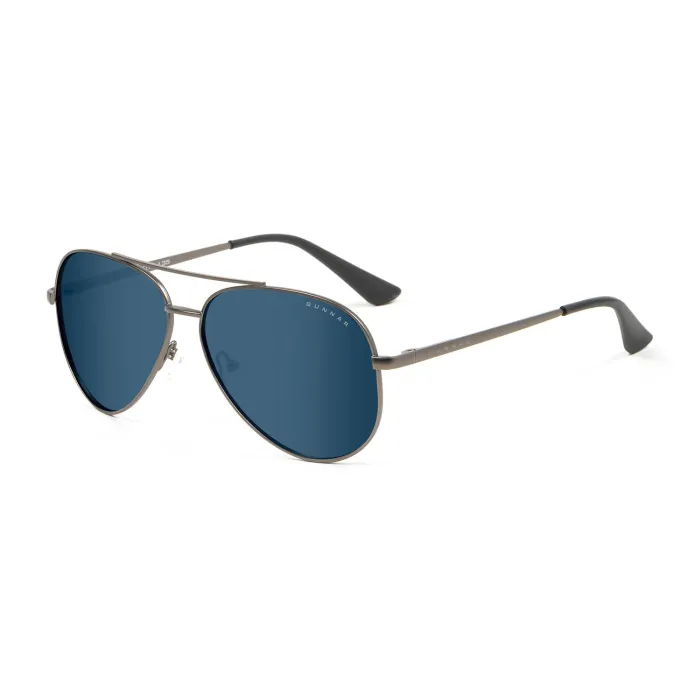 Слънчеви очила GUNNAR Maverick Gunmetal Onyx, Sun, Черен