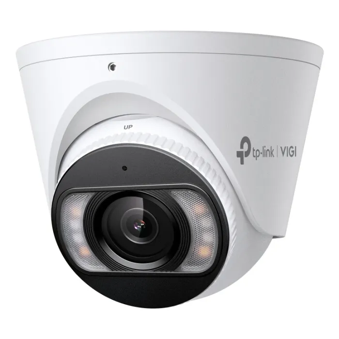 Външна турет IP камера TP-LINK INSIGHT S445, 2688 x 1520 px, фиксиран обектив 4 mm, WDR 120 dB, IR и бяла подсветка до 30 m, PoE, IP67