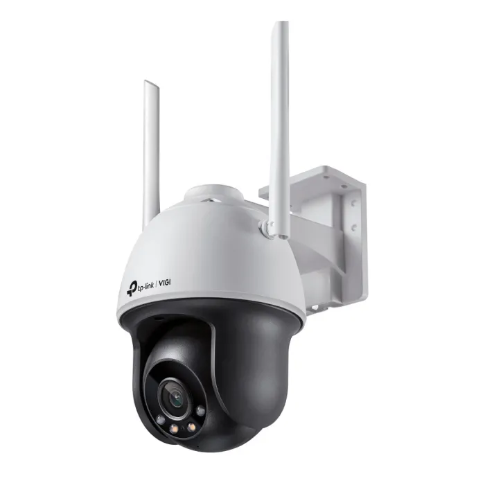 Куполна PTZ IP камера TP-Link VIGI C540-W V1, 4 MP, 2560 × 1440 пиксела, Wi‑Fi, IP66, двупосочно аудио, microSD до 256 GB, за вътрешен и външен монтаж