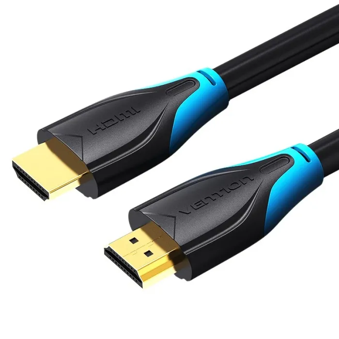 Видео кабел, Vention AACBK, HDMI v2.0 M / M 4K/60Hz Gold, 8 метра